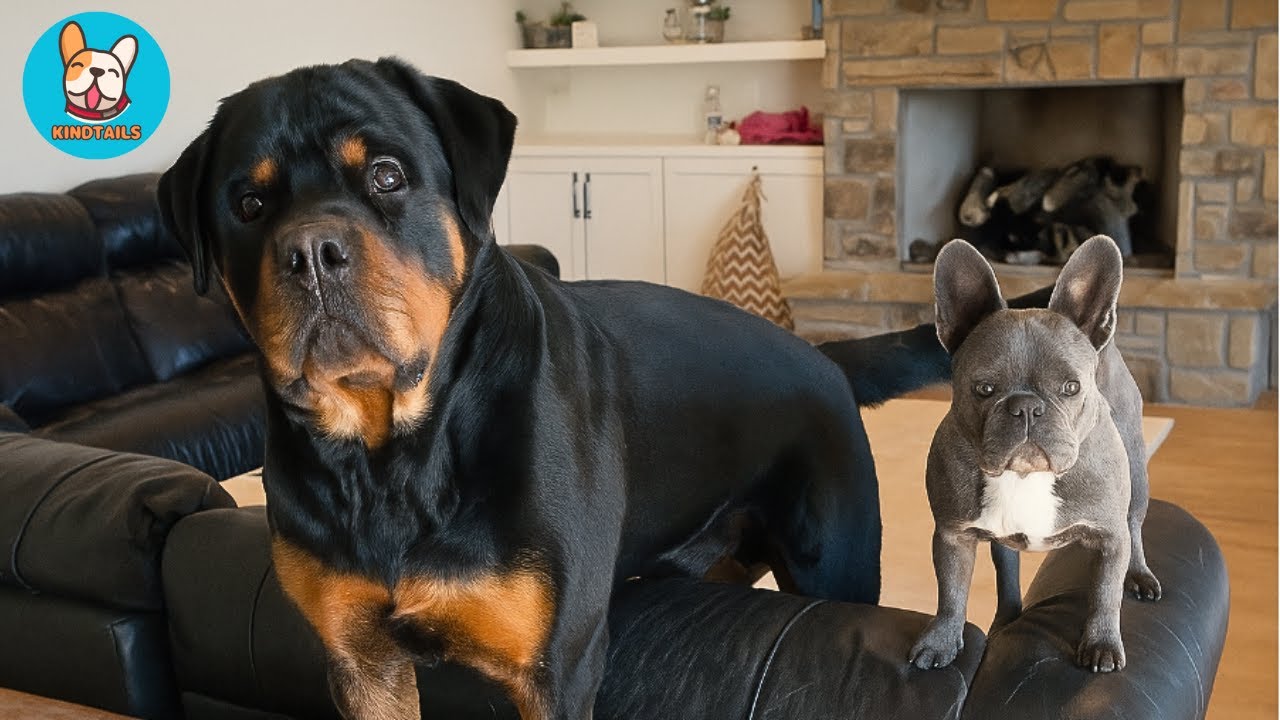 This Tiny Dog Changed a Giant Rottweiler’s Life Foreve