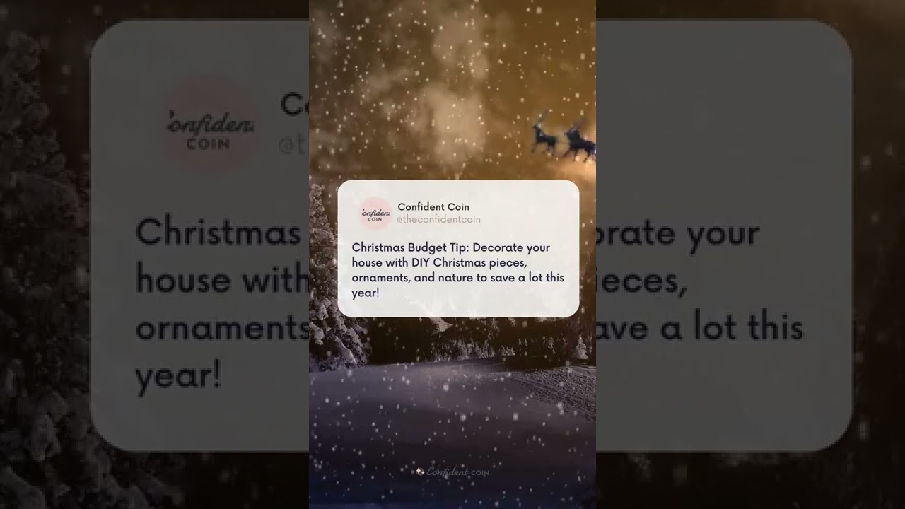 It's the most wonderful time of the year! Decorate in a budget! 