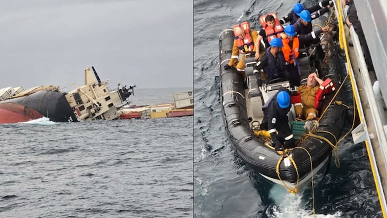 Liberian Cargo Ship Sinks Off Kerala Coast All 24 Crew Rescued