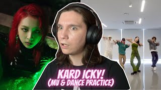 DANCER REACTS TO KARD - ICKY _ M/V & Dance Practice