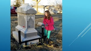 Easy to use MONUMENT LEVELER | Tombstone Jack 2