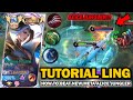 TUTORIAL: HOW TO BEAT NEW META BUFFED ALICE JUNGLER USING LING | LING FULL NO CUT ROTATION TUTORIAL