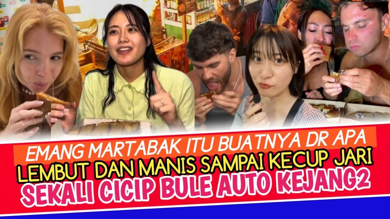 GOKIL ! DIKIRA PIZZA SAAT LIAT MARTABAK BULE NGGAK NYANGKA ADA MAKANAN +62 RASANYA MANIS EMPUK BASAH