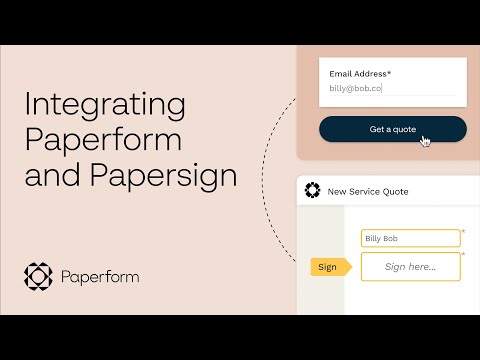 Exploring the Paperform-Papersign integration