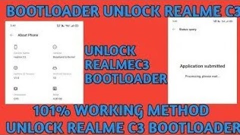 How To Unlock Realme C3 Bootloader 101% Working Method