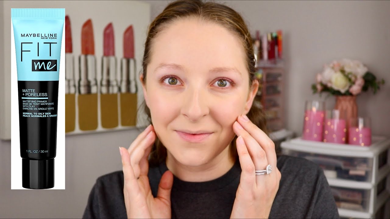 Maybelline Fit Me Matte and Poreless Mattifying Face Primer Review (& Viral  Amazon Makeup Sponge) - YouTube