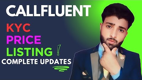 Create Callfluent Withdraw Update | Ice Open Network New Update | Callfluent KYC And Withdraw Method