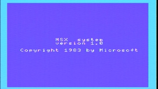 [BOOT]MSX HX-10D