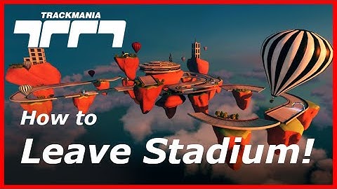 TrackMania - How to build outside of the stadium