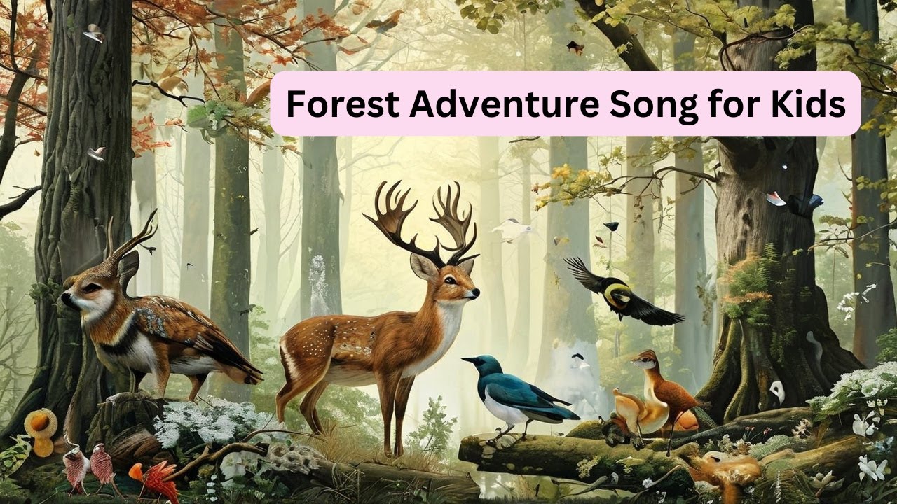 Forest Animals Song for Kids | The Jungle Adventure