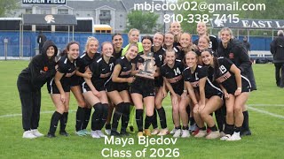 Maya Bjedov Outside Back End of High-school Highlights