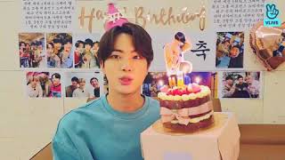 [Indo Sub] Jin BTS Ulang Tahun 2020 || Vlive Jin Birthday Party 2020