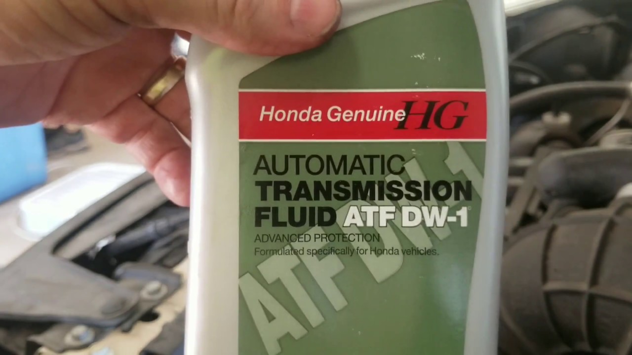 How to do a Honda CR-V Transmission Fluid Change - YouTube