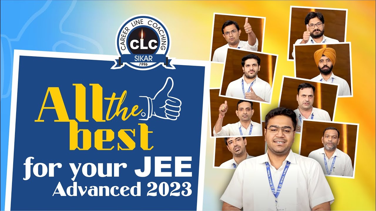 "All the best for your JEE Advanced 2023 ! - YouTube