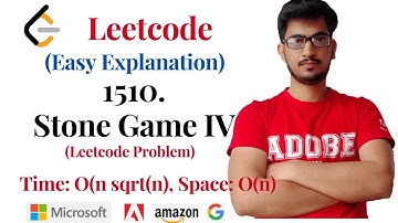1510. Stone Game IV (Leetcode Problem)