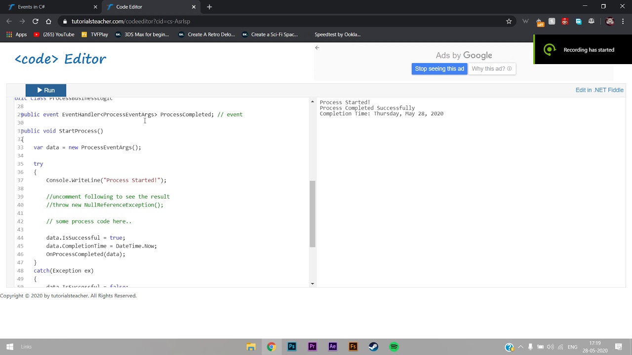 Day 10 - Event Handler in C# - YouTube