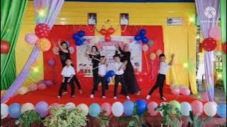 Tarian 'Aku Cinta Rupiah' guru dan anak Pentas seni TK Wahidin T.P. 2021-2022