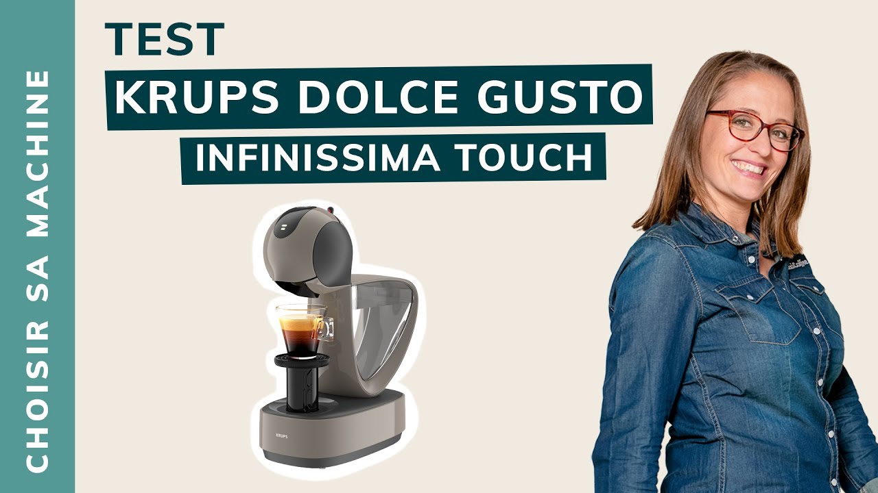 NESCAFÉ DOLCE GUSTO INFINISSIMA TOUCH Krups Machine à Café Automatique Taupe - 1,2L