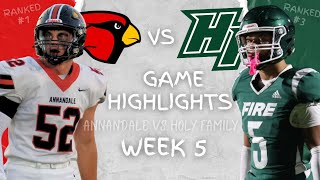 Minnesota's 3A #1 and #3 Ranked Team Collide‼️ Annandale vs. Holy Family - Game Highlights - Week 5