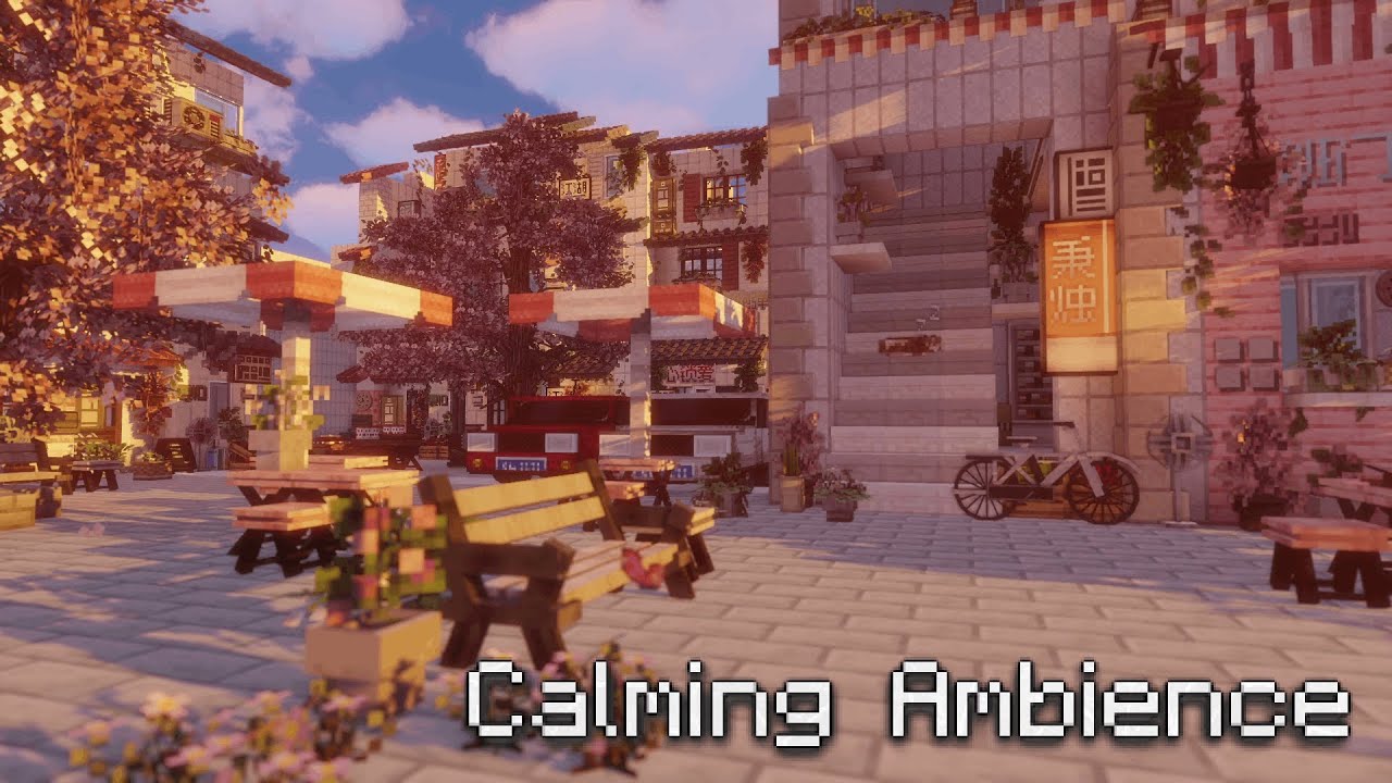Cafe Ambience | Minecraft Music C418