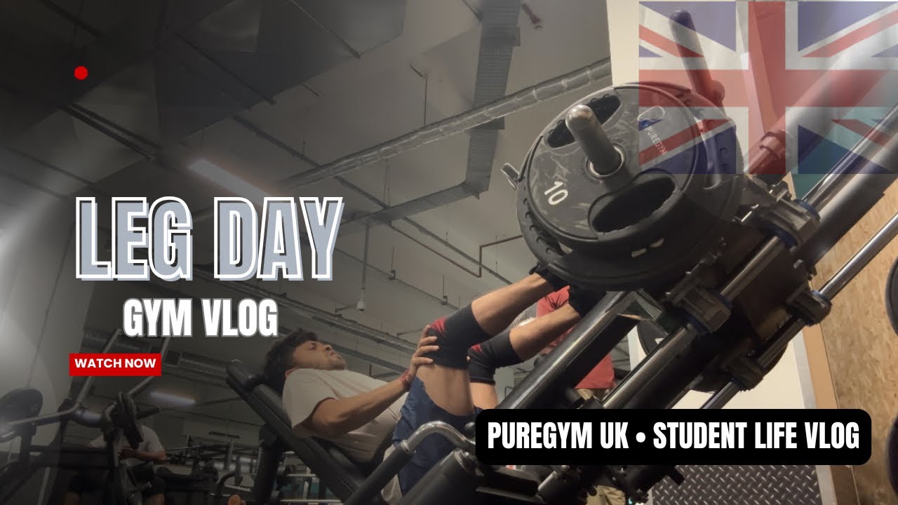 Leg Day Gym Vlog in UK | Strength & Power Training - YouTube