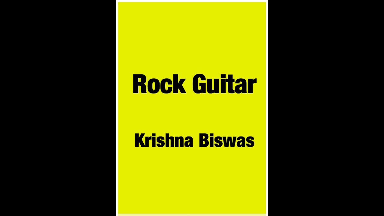 Rock Impro   Krishna Biswas   Ibanez PGM 90th Anniversary