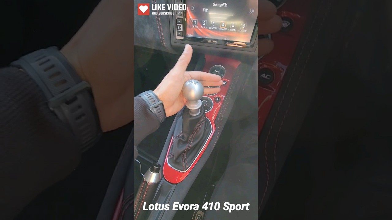 It's like loading a rifle when you shift gears in a Lotus Evora 