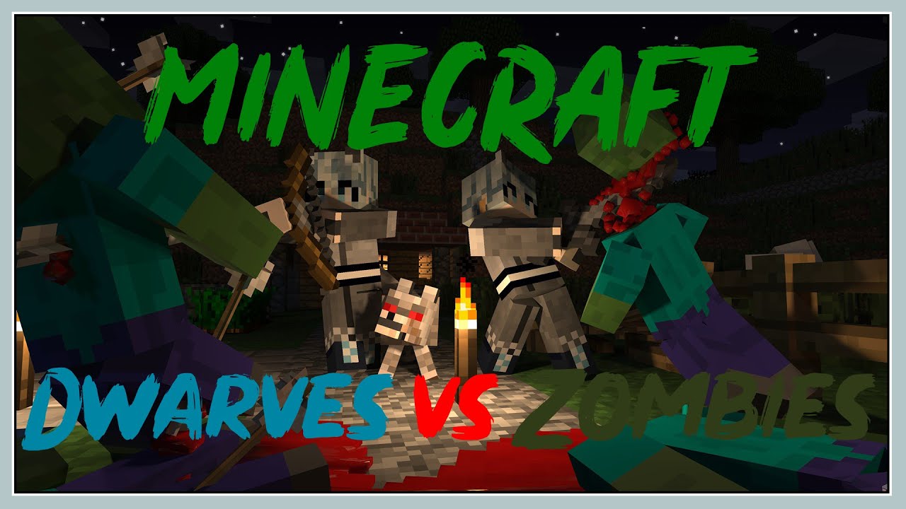 【Minecraft】矮人VS僵尸大混战:我已经躺平了!🤣 | 天雪シイナ欢乐联动! | MYViki