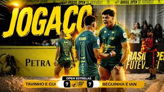 GREAT MATCH - Iago Porto & Beguinha vs. Tavinho & Gui Bsb - Brazil Footvolley Open - React FTV Ep...
