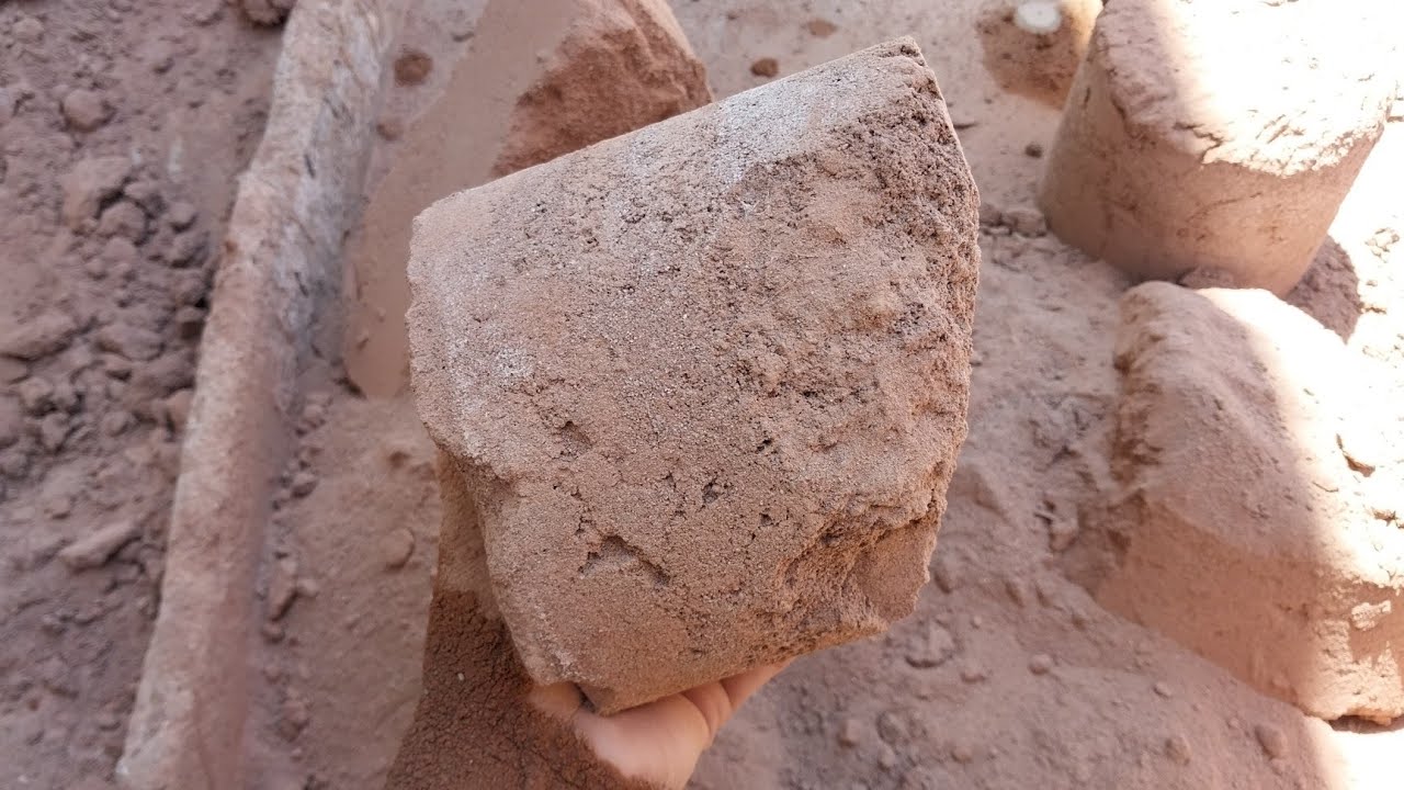 Red Sand Dry floor Crumbling ASMR