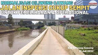 Bagaimana Caranya  INSPEKSI PEMELIHARAAN & OPERASIONAL Kali Ciliwung Cawang Di Jalan Sempit Ini