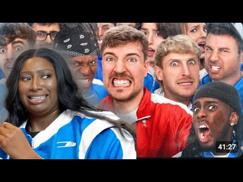 MrBeast 50 YouTubers Fight For $1,000,000 | MELISSA VONADO (REACTION)