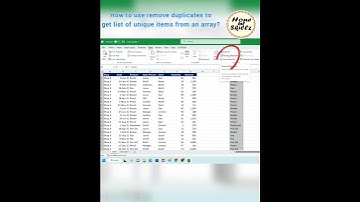 Excel Tips and tricks: Remove duplicates in Excel