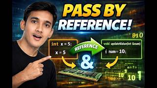 Pass by Reference in C++ Explained | Swap, Memory &amp; Functions (Beginner Friendly)