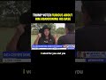 Trump voter: I voted for you, and you don't care about me