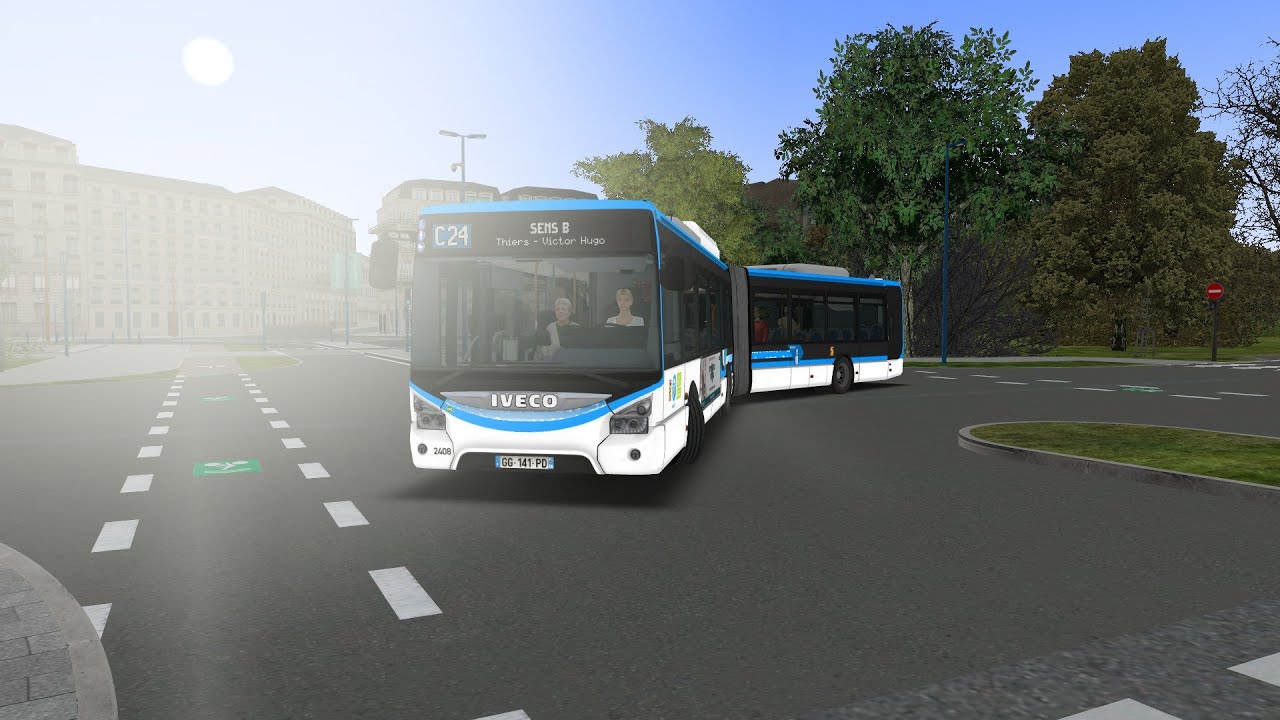 [OMSI 2] SAINT SERVAN LIGNE C24 SENS B (KICK DOWN) EN IVECO NEUTRAL POWER