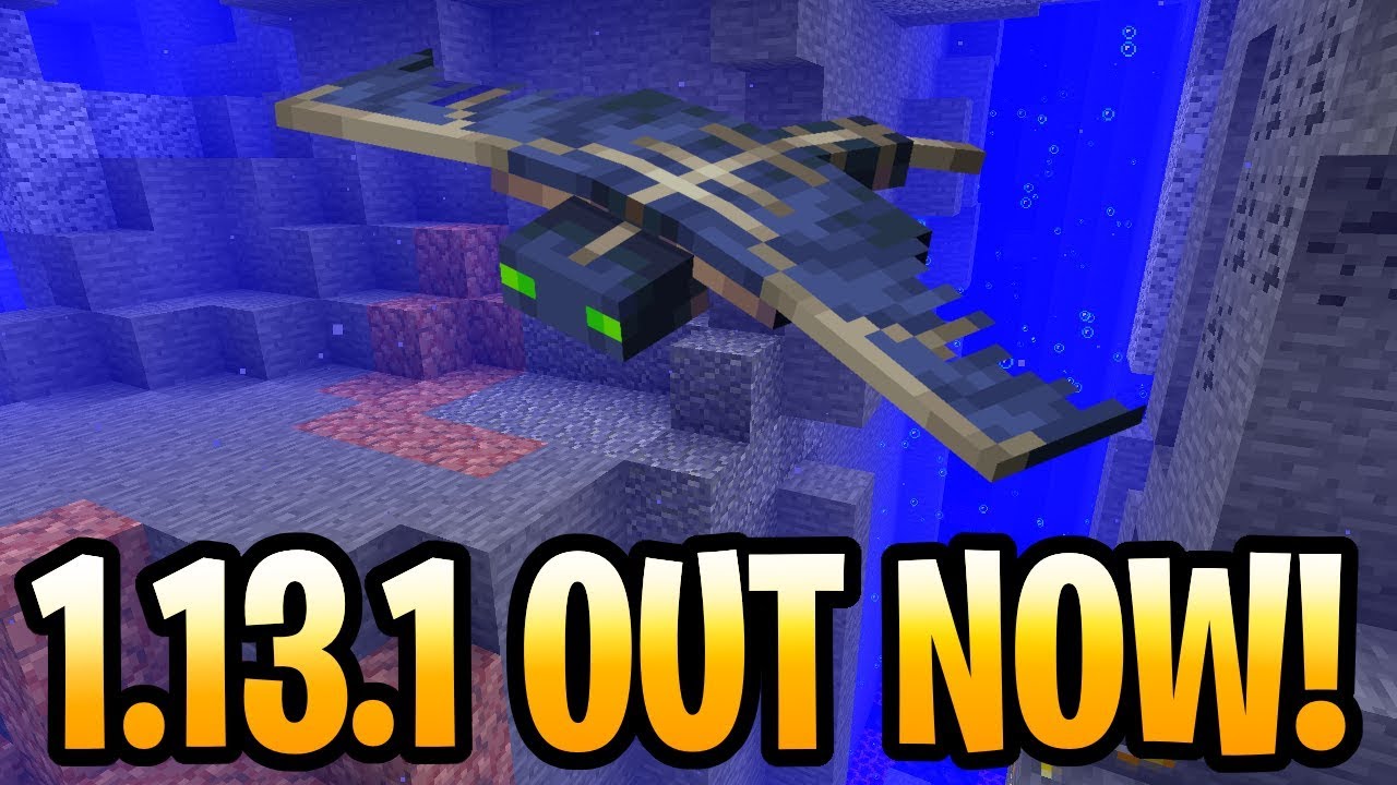 Minecraft 1.13.1 Out Now! Java Edition Update Aquatic Fixes & Changes ...