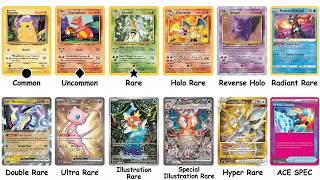 pokemon cards common uncommon or rare Every Pokémon Card Rarity Type Explained — From to Illustration 20 Crazy Expensive Common, Uncommon,