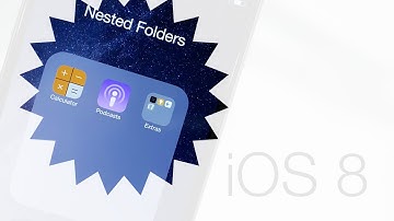 Iphone nested folders glitch.