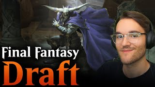 Getting AGGRO in Final Fantasy Draft! | Final Fantasy Early Access Draft | Magic Arena