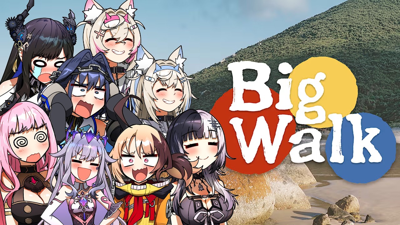 Big Walk with a Bunch of Crying Babies & Babysitter | 『Hololive』
