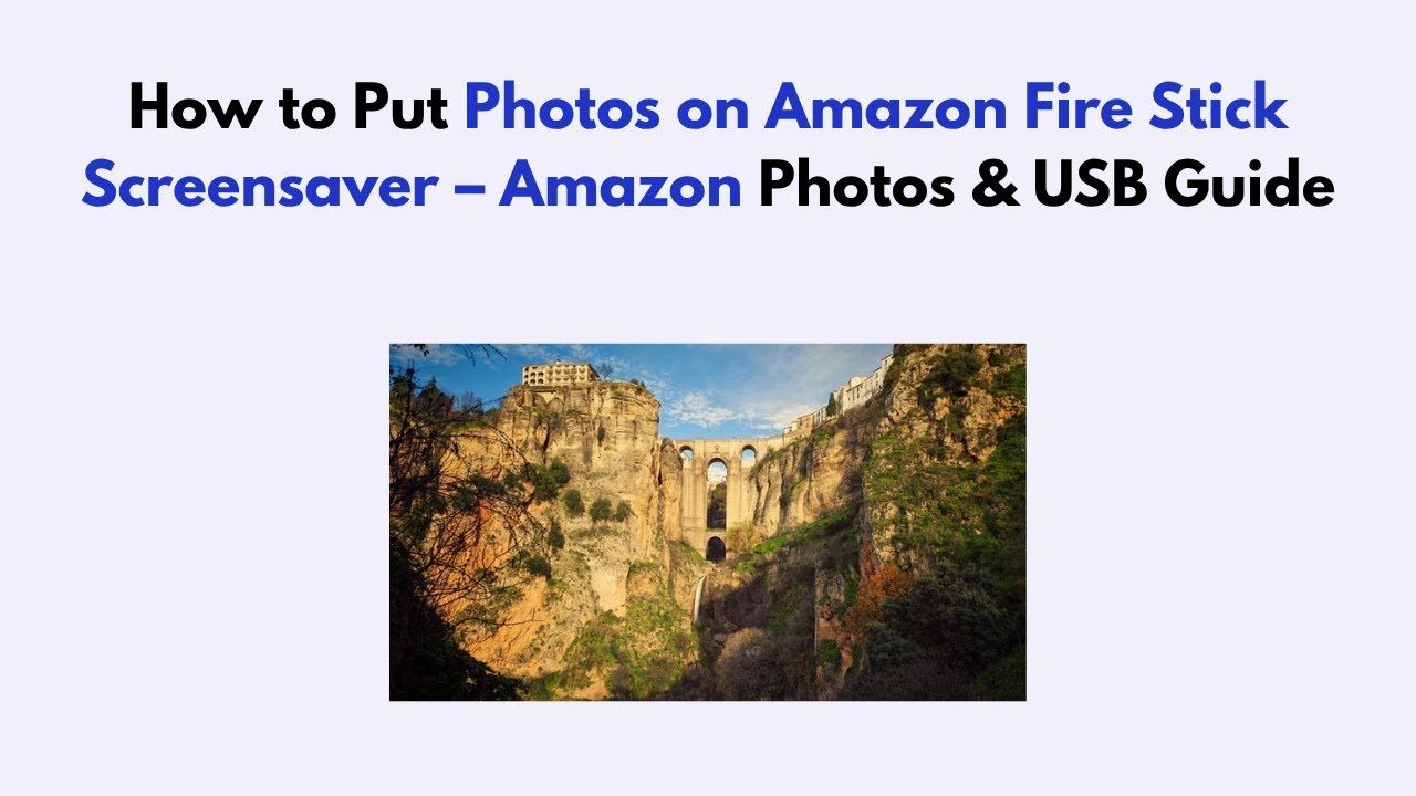 Как добавить фотографии на заставку Amazon Fire Stick — Руководство Amazon Photos и USB