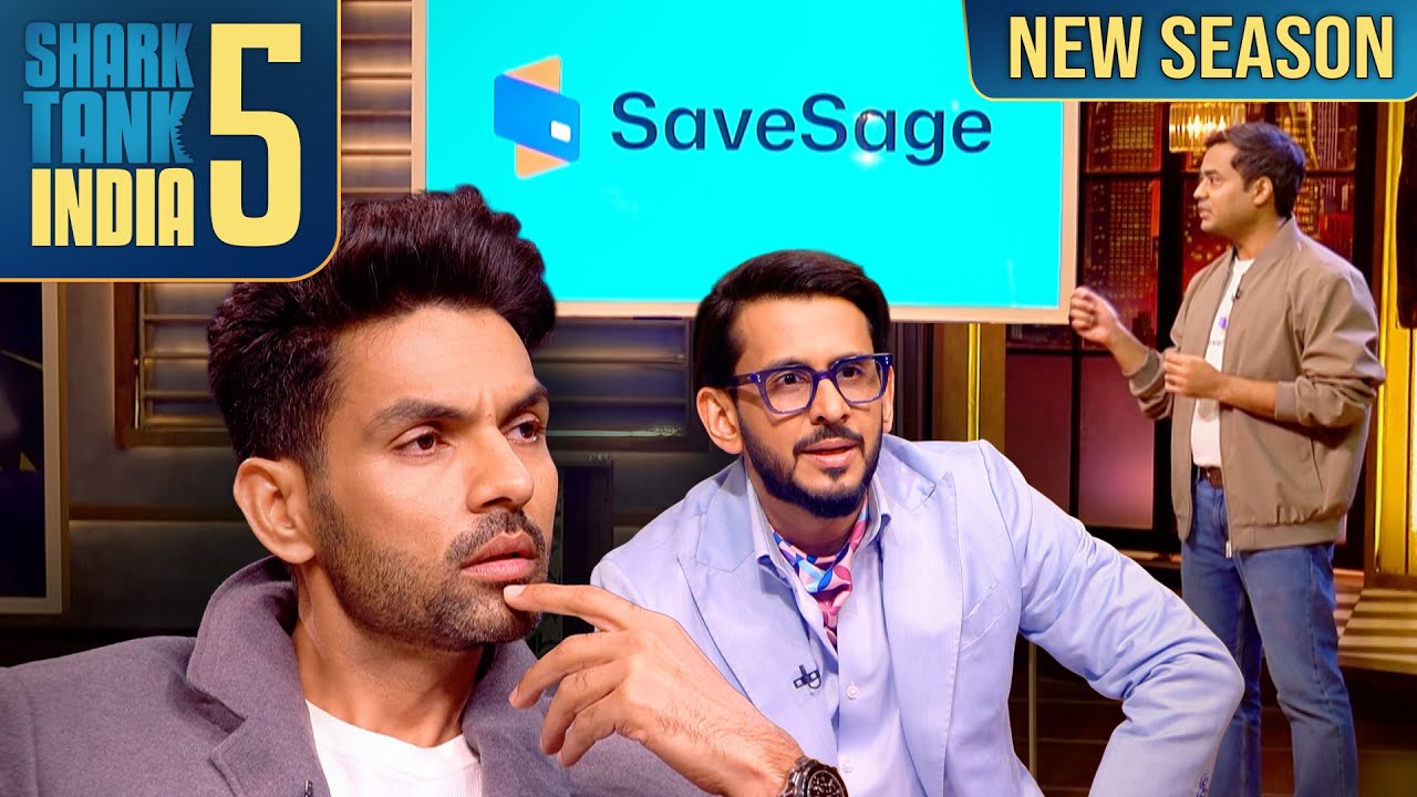 ⁣Aman और 'SaveSage' Founder आमने-सामने | Shark Tank India S5 | Male Entrepreneurs