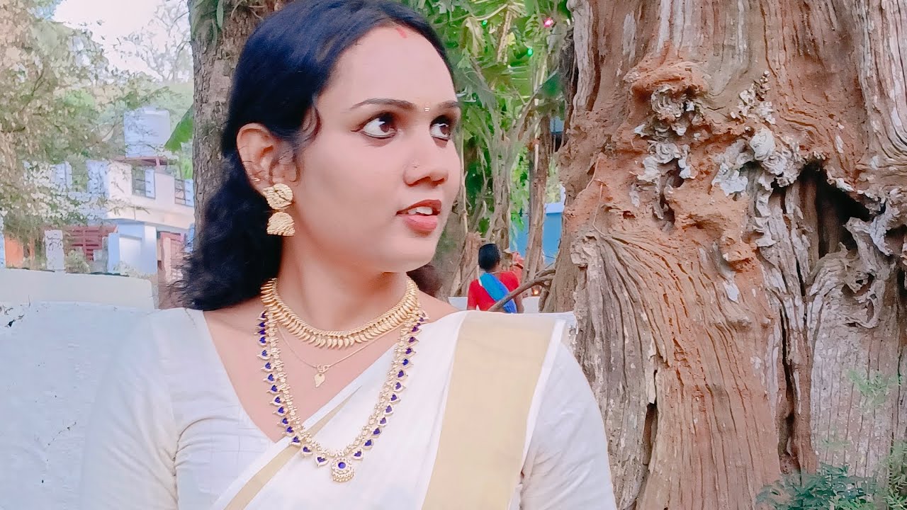 🩷ladies only video,Set mundu draping video/സെറ്റും മുണ്ടും ഉടുക്കാം,തെറ്റ് ഉണ്ടെങ്കിൽ.