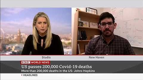 Dan Weinberger Discusses Excess Deaths Associated with COVID-19 on BBC World News - Sept. 22, 2020