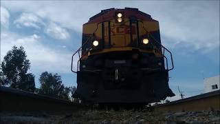 Camera Under Trains!! // Awesome Horn's!!
