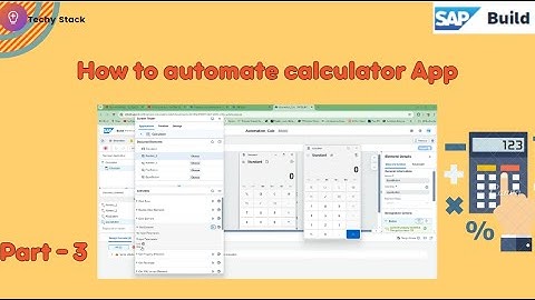 How to automate calculator App | Part-3 | SAP Automation | 2024