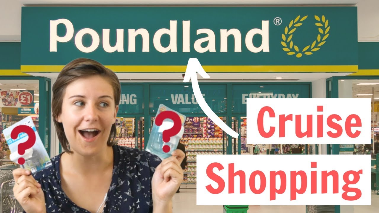 Poundland Shopping For a Cruise - Cruise Essentials 2019