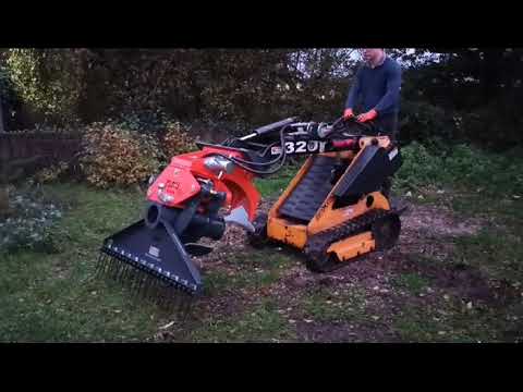 KLOU KQB1200 Quick-attach Tine Rake Connection