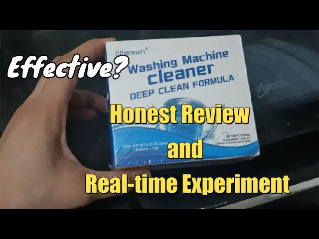 Review Active Washing Machine Cleaner Tablets - How To Clean